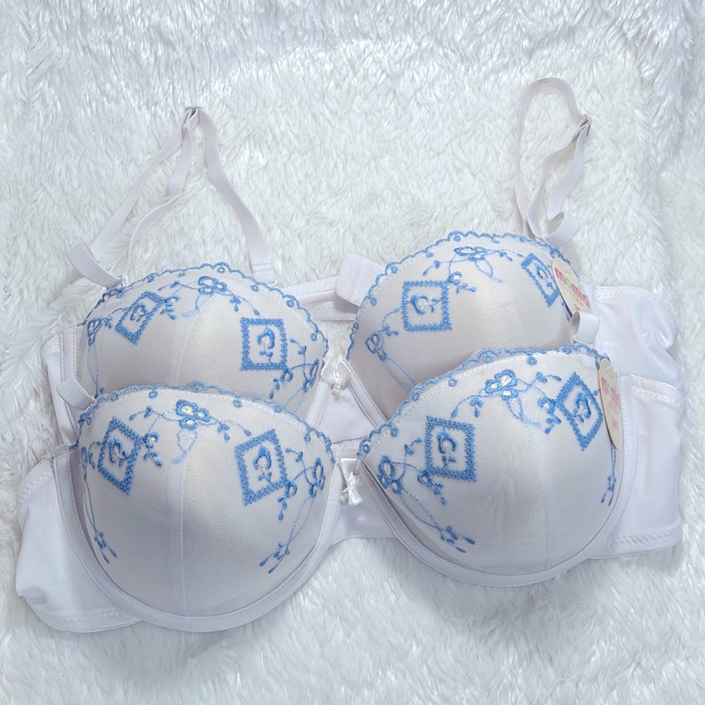 2pcs Bra Bundle Detachable Straps For 2 Bras In One Sz 38c